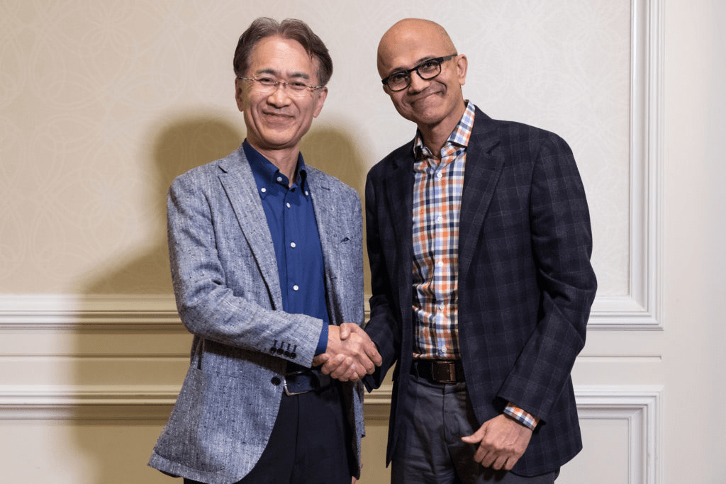 شراكة استراتيجية بين شركة Microsof - Sony في مجال الحوسبة السحابية
