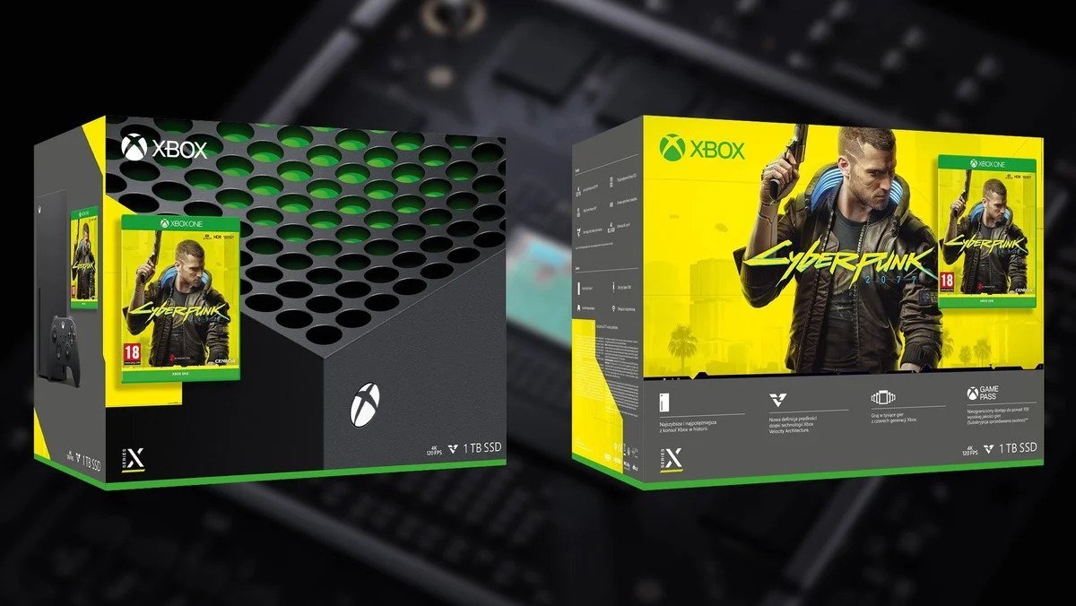رصد حزمة Xbox Series X Cyberpunk 2077 في بولندا !