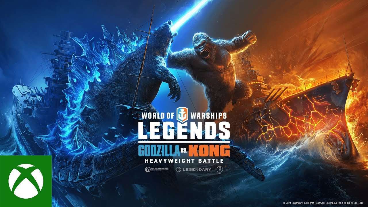 Thumbnail Youtube of شخصية Godzilla و Kong قادمة للعبة World of Warships Legends - إيلدر بلايرز nbsp