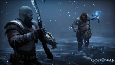 لعبة God of War Ragnarok قادمة بحجم 118 جيجا على البلايستيش 4