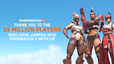 لعبة Overwatch 2 تتجاوز 25 مليون لاعب في 10 أيام فقط