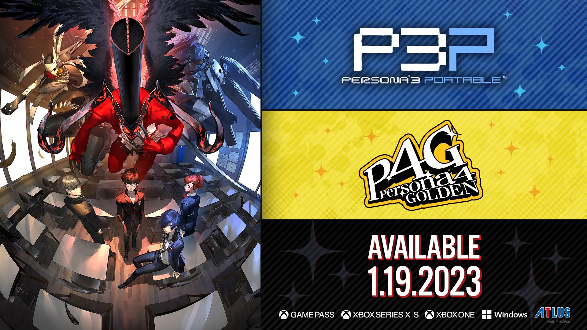 سيتم إصدار Persona 3 Portable و Persona 4 Golden في يناير القادم – ايلدر بلايرز سيتم إصدار Persona 3 Portable و Persona 4 Golden في يناير القادم