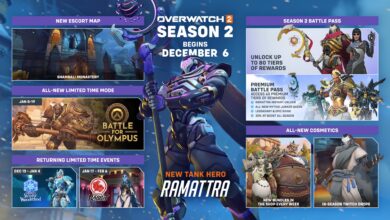 خارطة طريق الموسم الثاني للعبة Overwatch 2