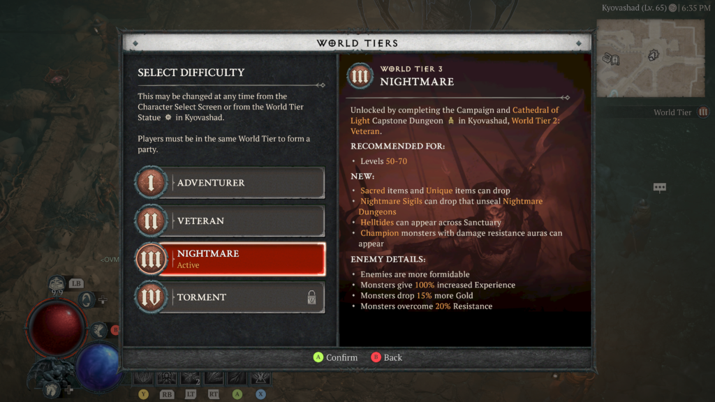 دليل المبتدئين للعبة Diablo 4