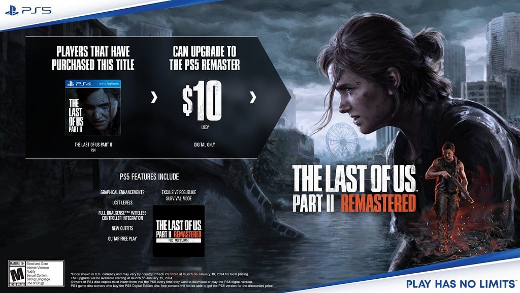 إليك جميع مميزات ريماستر The Last of Us Part II على بلايستيشن 5