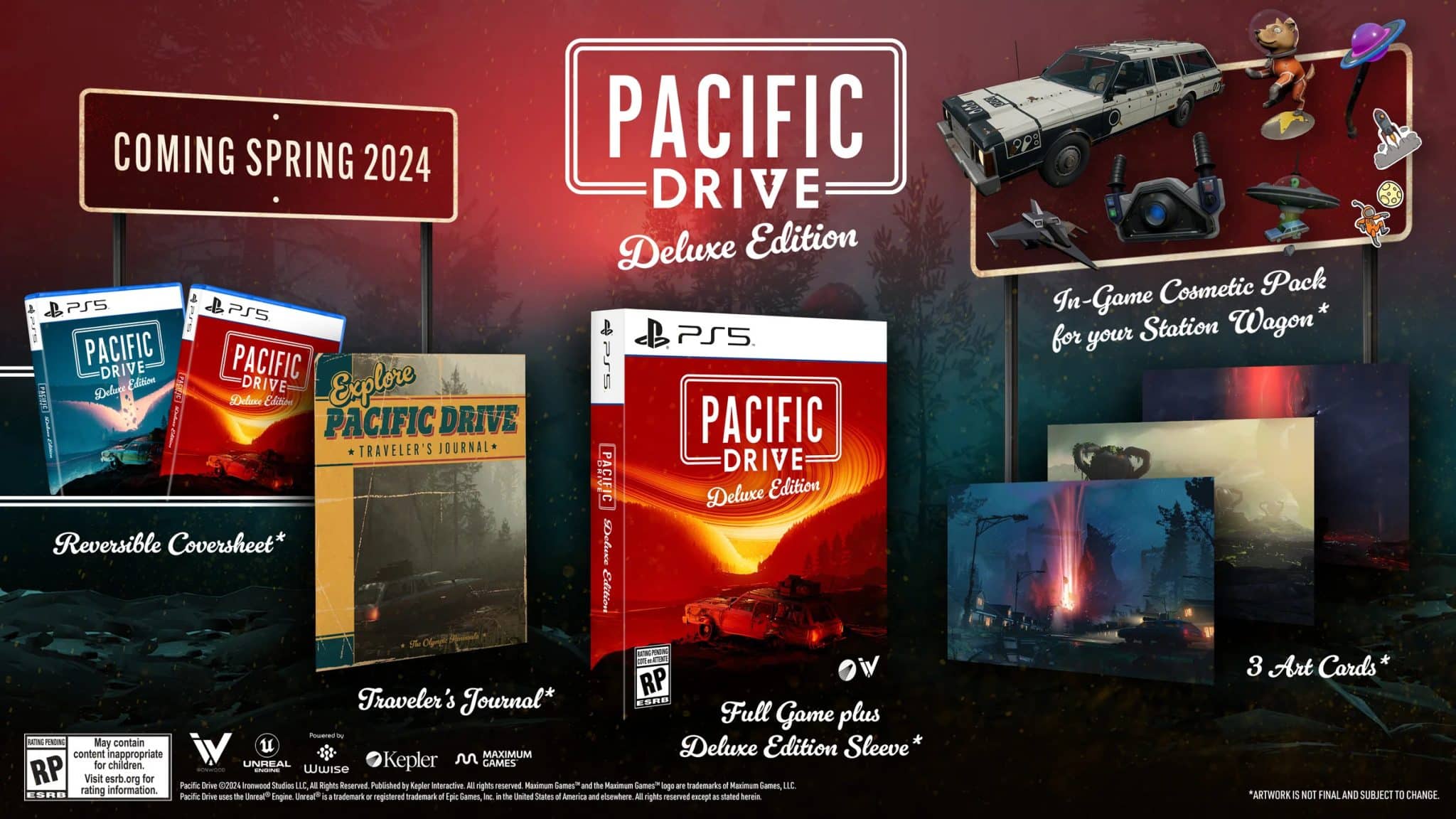 لعبة Pacific Drive قادمة في شهر فبراير على أجهزة البي سي والبلايستيشن 5
